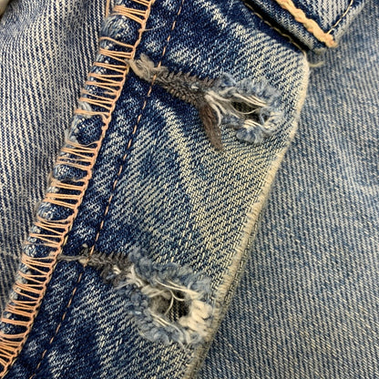 【現状渡し品】【メンズ】 OLD EVISU オールドエヴィス × SIOTANI BROTHERS 塩谷ブラザーズ KAMOME DENIM PANTS カモメ デニムパンツ ボトムス 156-261020-ms-01-izu サイズ：34 カラー：インディゴ 万代Net店