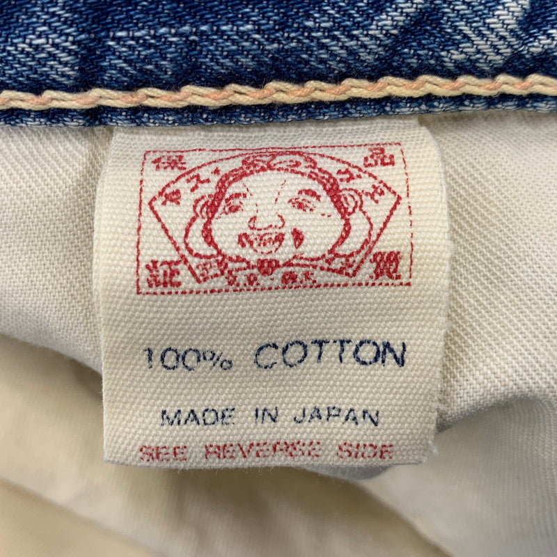 【現状渡し品】【メンズ】 OLD EVISU オールドエヴィス × SIOTANI BROTHERS 塩谷ブラザーズ KAMOME DENIM PANTS カモメ デニムパンツ ボトムス 156-261020-ms-01-izu サイズ：34 カラー：インディゴ 万代Net店