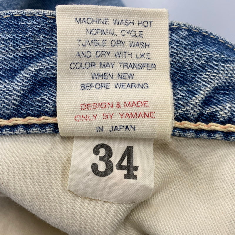 【現状渡し品】【メンズ】 OLD EVISU オールドエヴィス × SIOTANI BROTHERS 塩谷ブラザーズ KAMOME DENIM PANTS カモメ デニムパンツ ボトムス 156-261020-ms-01-izu サイズ：34 カラー：インディゴ 万代Net店