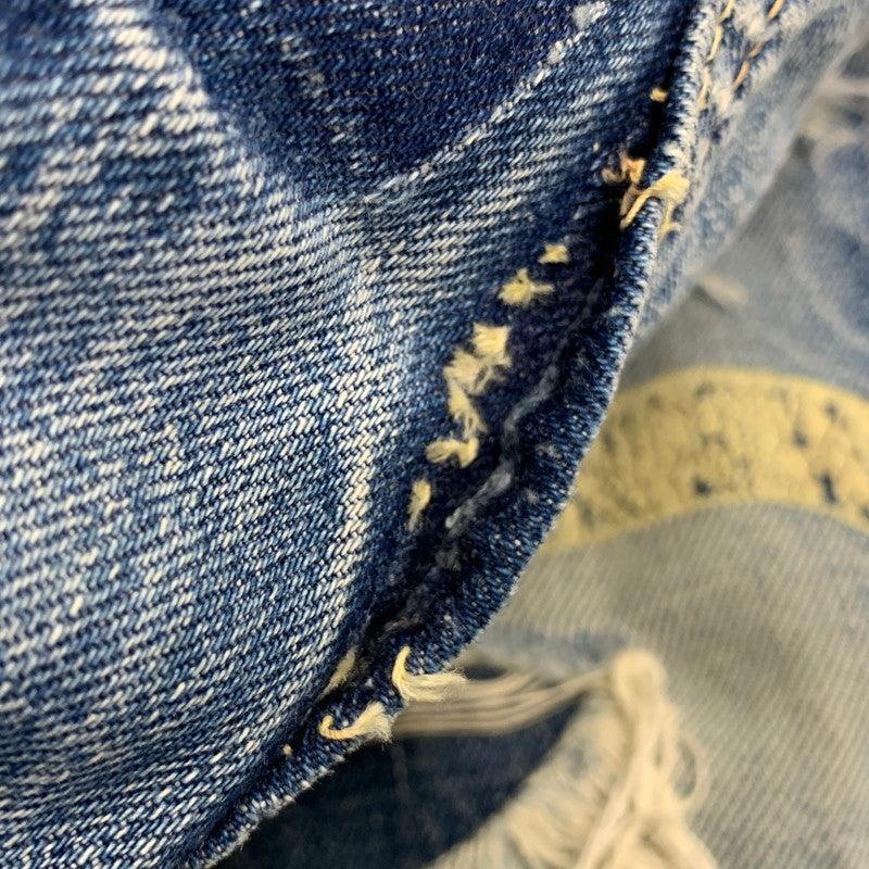 【現状渡し品】【メンズ】 OLD EVISU オールドエヴィス × SIOTANI BROTHERS 塩谷ブラザーズ KAMOME DENIM PANTS カモメ デニムパンツ ボトムス 156-261020-ms-01-izu サイズ：34 カラー：インディゴ 万代Net店