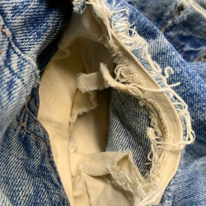 【現状渡し品】【メンズ】 OLD EVISU オールドエヴィス × SIOTANI BROTHERS 塩谷ブラザーズ KAMOME DENIM PANTS カモメ デニムパンツ ボトムス 156-261020-ms-01-izu サイズ：34 カラー：インディゴ 万代Net店