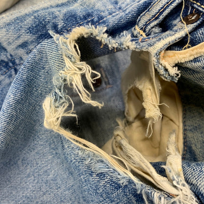 【現状渡し品】【メンズ】 OLD EVISU オールドエヴィス × SIOTANI BROTHERS 塩谷ブラザーズ KAMOME DENIM PANTS カモメ デニムパンツ ボトムス 156-261020-ms-01-izu サイズ：34 カラー：インディゴ 万代Net店