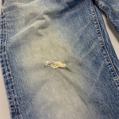 【現状渡し品】【メンズ】 OLD EVISU オールドエヴィス × SIOTANI BROTHERS 塩谷ブラザーズ KAMOME DENIM PANTS カモメ デニムパンツ ボトムス 156-261020-ms-01-izu サイズ：34 カラー：インディゴ 万代Net店