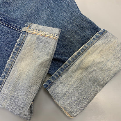 【現状渡し品】【メンズ】 OLD EVISU オールドエヴィス × SIOTANI BROTHERS 塩谷ブラザーズ KAMOME DENIM PANTS カモメ デニムパンツ ボトムス 156-261020-ms-01-izu サイズ：34 カラー：インディゴ 万代Net店