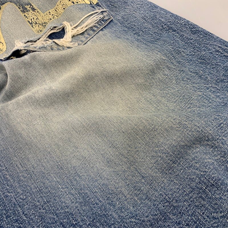 【現状渡し品】【メンズ】 OLD EVISU オールドエヴィス × SIOTANI BROTHERS 塩谷ブラザーズ KAMOME DENIM PANTS カモメ デニムパンツ ボトムス 156-261020-ms-01-izu サイズ：34 カラー：インディゴ 万代Net店