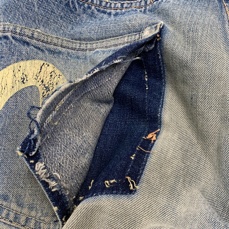 【現状渡し品】【メンズ】 OLD EVISU オールドエヴィス × SIOTANI BROTHERS 塩谷ブラザーズ KAMOME DENIM PANTS カモメ デニムパンツ ボトムス 156-261020-ms-01-izu サイズ：34 カラー：インディゴ 万代Net店