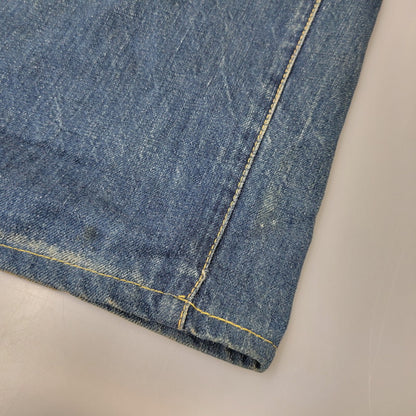 【中古品】【メンズ】 OLD SUGAR CANE オールド シュガーケーン CINCH BACK DENIM PANTS シンチ バック デニム パンツ ボトムス 156-261014-sm-05-izu サイズ：下記参照 カラー：インディゴ 万代Net店