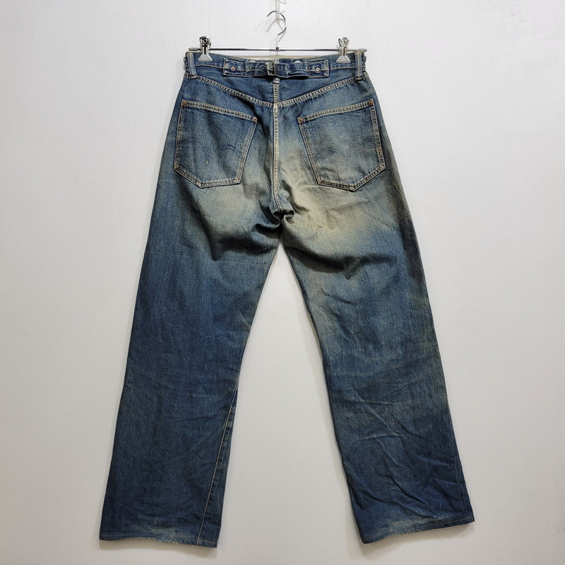 【中古品】【メンズ】 OLD SUGAR CANE オールド シュガーケーン CINCH BACK DENIM PANTS シンチ バック デニム パンツ ボトムス 156-261014-sm-05-izu サイズ：下記参照 カラー：インディゴ 万代Net店