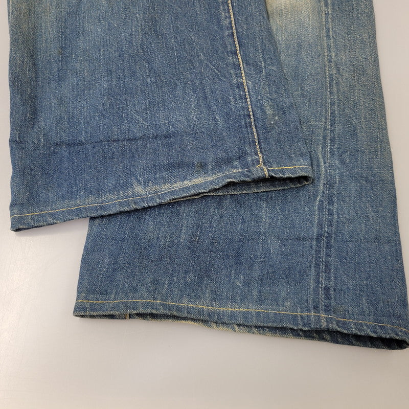 【中古品】【メンズ】 OLD SUGAR CANE オールド シュガーケーン CINCH BACK DENIM PANTS シンチ バック デニム パンツ ボトムス 156-261014-sm-05-izu サイズ：下記参照 カラー：インディゴ 万代Net店