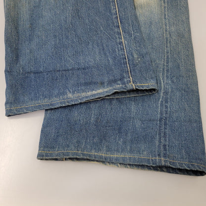 【中古品】【メンズ】 OLD SUGAR CANE オールド シュガーケーン CINCH BACK DENIM PANTS シンチ バック デニム パンツ ボトムス 156-261014-sm-05-izu サイズ：下記参照 カラー：インディゴ 万代Net店