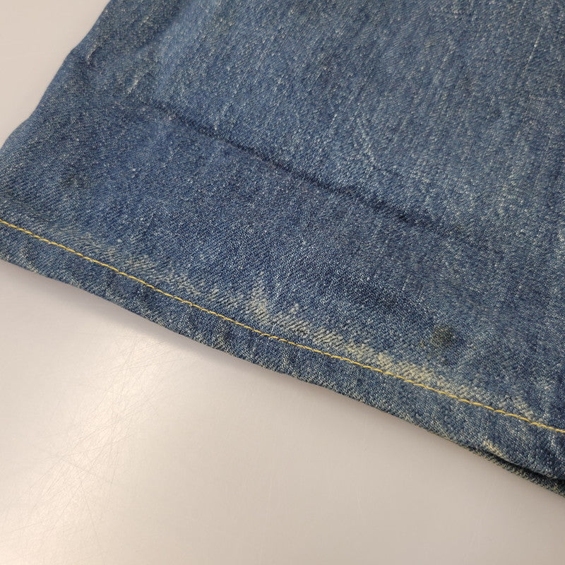【中古品】【メンズ】 OLD SUGAR CANE オールド シュガーケーン CINCH BACK DENIM PANTS シンチ バック デニム パンツ ボトムス 156-261014-sm-05-izu サイズ：下記参照 カラー：インディゴ 万代Net店