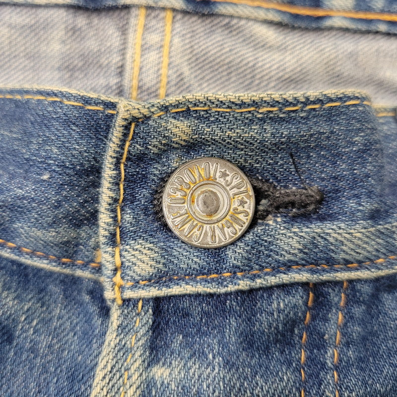【中古品】【メンズ】 OLD SUGAR CANE オールド シュガーケーン CINCH BACK DENIM PANTS シンチ バック デニム パンツ ボトムス 156-261014-sm-05-izu サイズ：下記参照 カラー：インディゴ 万代Net店