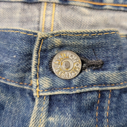 【中古品】【メンズ】 OLD SUGAR CANE オールド シュガーケーン CINCH BACK DENIM PANTS シンチ バック デニム パンツ ボトムス 156-261014-sm-05-izu サイズ：下記参照 カラー：インディゴ 万代Net店