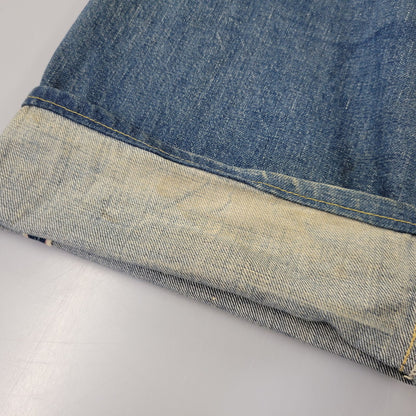 【中古品】【メンズ】 OLD SUGAR CANE オールド シュガーケーン CINCH BACK DENIM PANTS シンチ バック デニム パンツ ボトムス 156-261014-sm-05-izu サイズ：下記参照 カラー：インディゴ 万代Net店