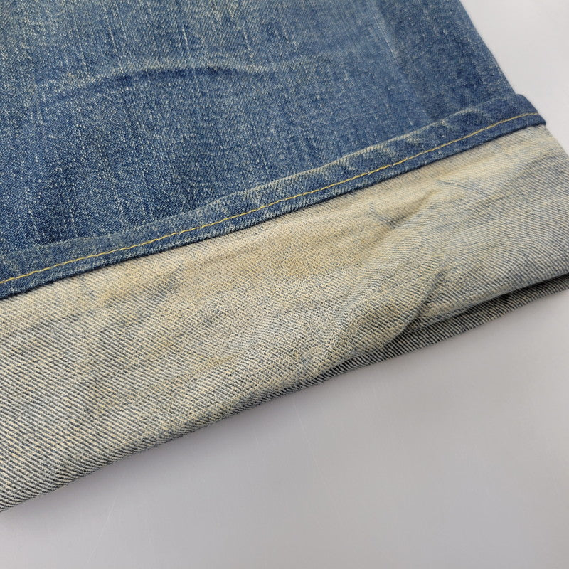 【中古品】【メンズ】 OLD SUGAR CANE オールド シュガーケーン CINCH BACK DENIM PANTS シンチ バック デニム パンツ ボトムス 156-261014-sm-05-izu サイズ：下記参照 カラー：インディゴ 万代Net店