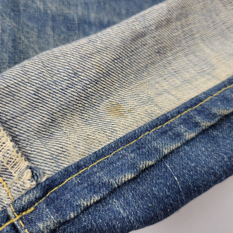 【中古品】【メンズ】 OLD SUGAR CANE オールド シュガーケーン CINCH BACK DENIM PANTS シンチ バック デニム パンツ ボトムス 156-261014-sm-05-izu サイズ：下記参照 カラー：インディゴ 万代Net店