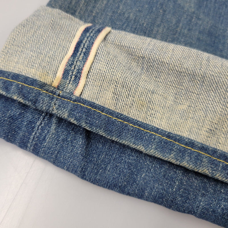 【中古品】【メンズ】 OLD SUGAR CANE オールド シュガーケーン CINCH BACK DENIM PANTS シンチ バック デニム パンツ ボトムス 156-261014-sm-05-izu サイズ：下記参照 カラー：インディゴ 万代Net店