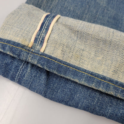 【中古品】【メンズ】 OLD SUGAR CANE オールド シュガーケーン CINCH BACK DENIM PANTS シンチ バック デニム パンツ ボトムス 156-261014-sm-05-izu サイズ：下記参照 カラー：インディゴ 万代Net店