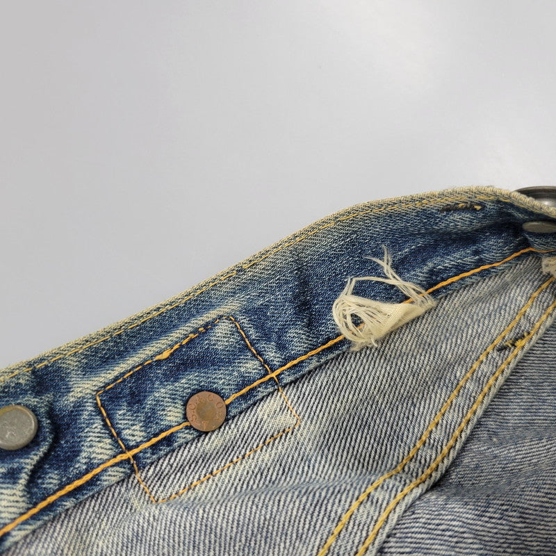 【中古品】【メンズ】 OLD SUGAR CANE オールド シュガーケーン CINCH BACK DENIM PANTS シンチ バック デニム パンツ ボトムス 156-261014-sm-05-izu サイズ：下記参照 カラー：インディゴ 万代Net店