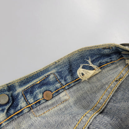 【中古品】【メンズ】 OLD SUGAR CANE オールド シュガーケーン CINCH BACK DENIM PANTS シンチ バック デニム パンツ ボトムス 156-261014-sm-05-izu サイズ：下記参照 カラー：インディゴ 万代Net店