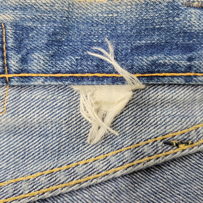 【中古品】【メンズ】 OLD SUGAR CANE オールド シュガーケーン CINCH BACK DENIM PANTS シンチ バック デニム パンツ ボトムス 156-261014-sm-05-izu サイズ：下記参照 カラー：インディゴ 万代Net店
