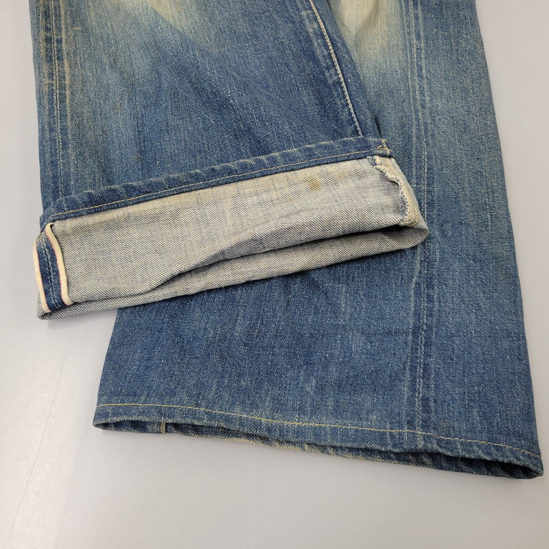 【中古品】【メンズ】 OLD SUGAR CANE オールド シュガーケーン CINCH BACK DENIM PANTS シンチ バック デニム パンツ ボトムス 156-261014-sm-05-izu サイズ：下記参照 カラー：インディゴ 万代Net店