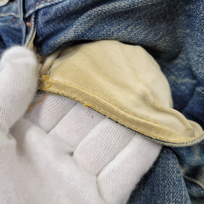 【中古品】【メンズ】 OLD SUGAR CANE オールド シュガーケーン CINCH BACK DENIM PANTS シンチ バック デニム パンツ ボトムス 156-261014-sm-05-izu サイズ：下記参照 カラー：インディゴ 万代Net店
