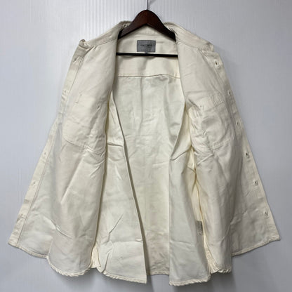 【中古美品】【メンズ】 CARHARTT WIP カーハート WIP I032830 LS CLINK SHIRT ロングスリーブ クリンク シャツ トップス 142-261022-kh-03-izu サイズ：XL カラー：アイボリー 万代Net店