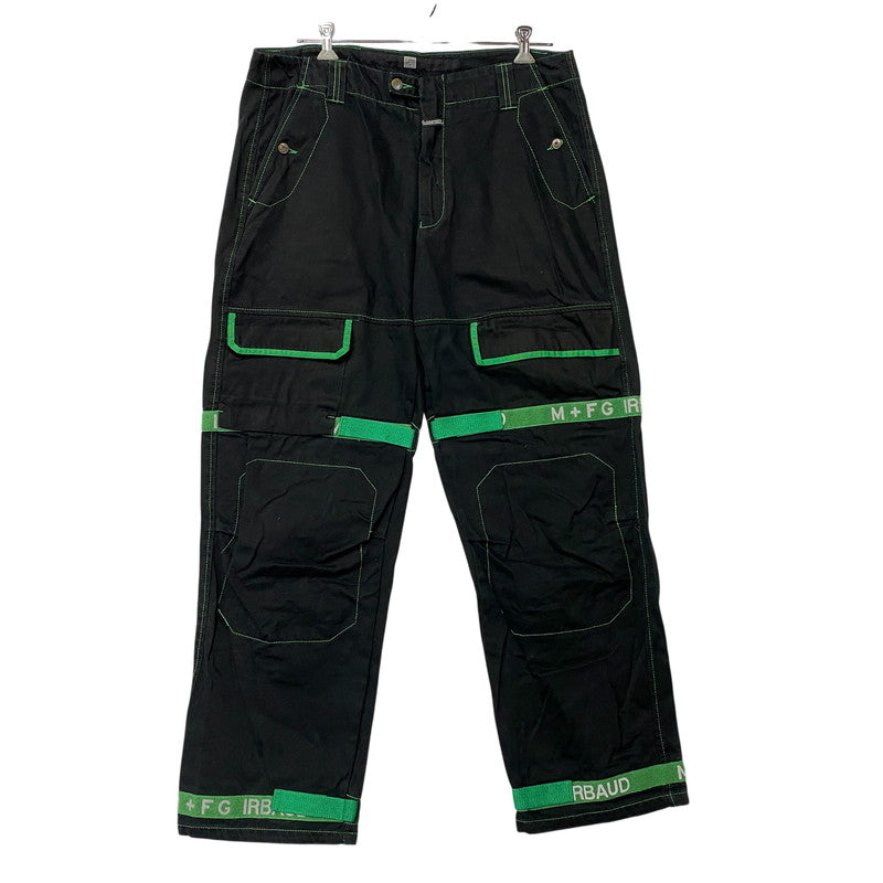【中古品】【メンズ】 MARITHE+FRANCOIS GIRBAUD マリテフランソワジルボー SHUTTLE PANTS シャトル パンツ ボトムス 157-261013-kh-10-izu サイズ：38 カラー：ブラック×グリーン 万代Net店