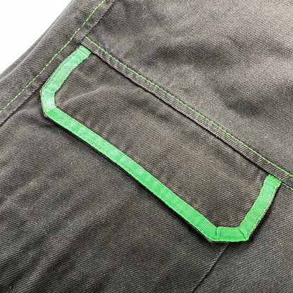 【中古品】【メンズ】 MARITHE+FRANCOIS GIRBAUD マリテフランソワジルボー SHUTTLE PANTS シャトル パンツ ボトムス 157-261013-kh-10-izu サイズ：38 カラー：ブラック×グリーン 万代Net店