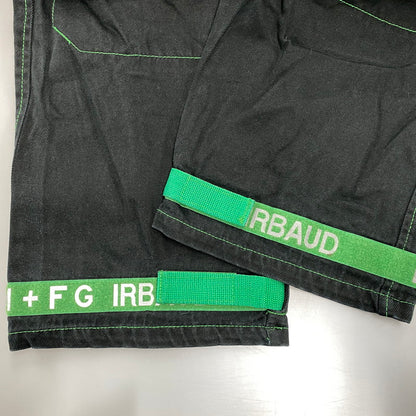 【中古品】【メンズ】 MARITHE+FRANCOIS GIRBAUD マリテフランソワジルボー SHUTTLE PANTS シャトル パンツ ボトムス 157-261013-kh-10-izu サイズ：38 カラー：ブラック×グリーン 万代Net店