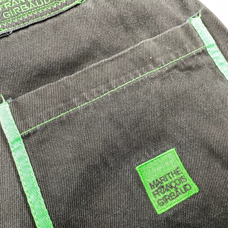 【中古品】【メンズ】 MARITHE+FRANCOIS GIRBAUD マリテフランソワジルボー SHUTTLE PANTS シャトル パンツ ボトムス 157-261013-kh-10-izu サイズ：38 カラー：ブラック×グリーン 万代Net店