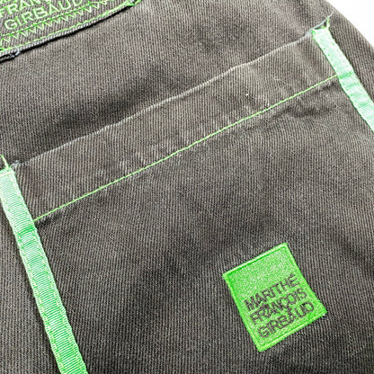 【中古品】【メンズ】 MARITHE+FRANCOIS GIRBAUD マリテフランソワジルボー SHUTTLE PANTS シャトル パンツ ボトムス 157-261013-kh-10-izu サイズ：38 カラー：ブラック×グリーン 万代Net店