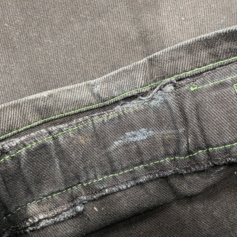 【中古品】【メンズ】 MARITHE+FRANCOIS GIRBAUD マリテフランソワジルボー SHUTTLE PANTS シャトル パンツ ボトムス 157-261013-kh-10-izu サイズ：38 カラー：ブラック×グリーン 万代Net店