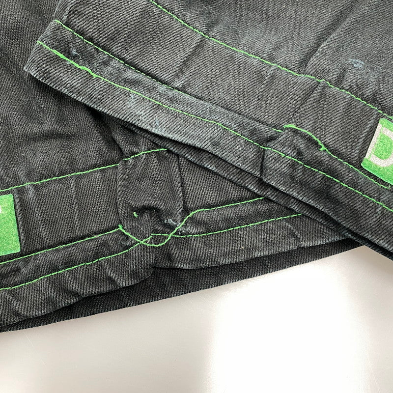 【中古品】【メンズ】 MARITHE+FRANCOIS GIRBAUD マリテフランソワジルボー SHUTTLE PANTS シャトル パンツ ボトムス 157-261013-kh-10-izu サイズ：38 カラー：ブラック×グリーン 万代Net店