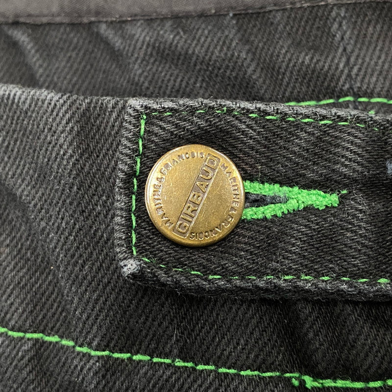 【中古品】【メンズ】 MARITHE+FRANCOIS GIRBAUD マリテフランソワジルボー SHUTTLE PANTS シャトル パンツ ボトムス 157-261013-kh-10-izu サイズ：38 カラー：ブラック×グリーン 万代Net店