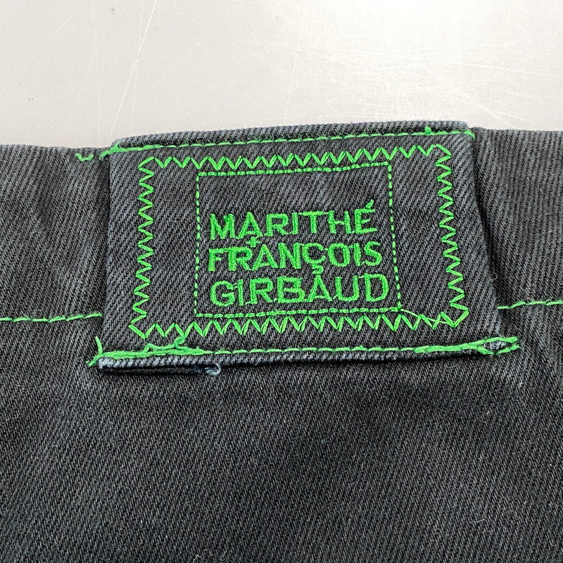 【中古品】【メンズ】 MARITHE+FRANCOIS GIRBAUD マリテフランソワジルボー SHUTTLE PANTS シャトル パンツ ボトムス 157-261013-kh-10-izu サイズ：38 カラー：ブラック×グリーン 万代Net店