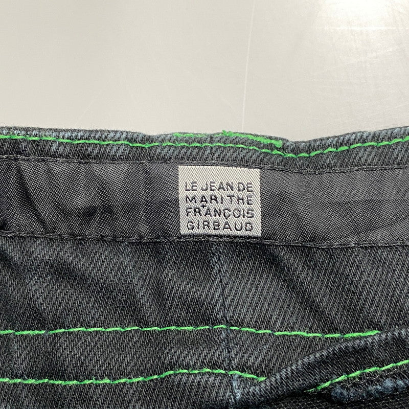 【中古品】【メンズ】 MARITHE+FRANCOIS GIRBAUD マリテフランソワジルボー SHUTTLE PANTS シャトル パンツ ボトムス 157-261013-kh-10-izu サイズ：38 カラー：ブラック×グリーン 万代Net店