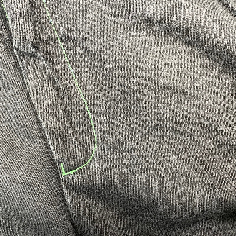 【中古品】【メンズ】 MARITHE+FRANCOIS GIRBAUD マリテフランソワジルボー SHUTTLE PANTS シャトル パンツ ボトムス 157-261013-kh-10-izu サイズ：38 カラー：ブラック×グリーン 万代Net店