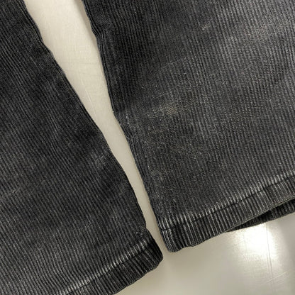 【中古品】【メンズ】 LEE リー 200-2801 USA製 CORDUROY PANTS コーデュロイ パンツ ボトムス 157-261013-kh-07-izu サイズ：36-34 カラー：ブラック 万代Net店