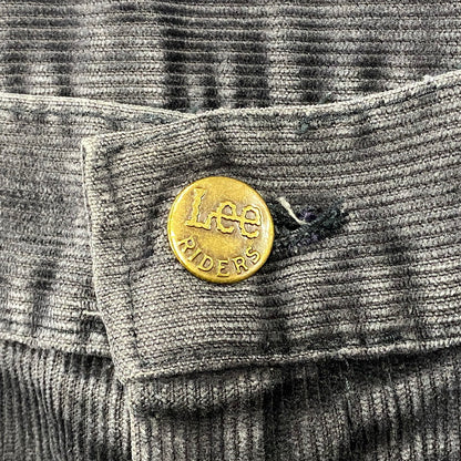 【中古品】【メンズ】 LEE リー 200-2801 USA製 CORDUROY PANTS コーデュロイ パンツ ボトムス 157-261013-kh-07-izu サイズ：36-34 カラー：ブラック 万代Net店