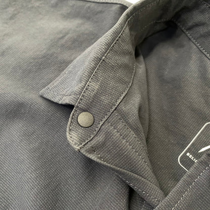 【中古品】【メンズ】 NANGA ナンガ NW2211-1H228 POLYESTER SS SHIRT ポリエステル ショートスリーブ シャツ トップス 144-261030-kh-11-izu サイズ：L カラー：ブラック 万代Net店