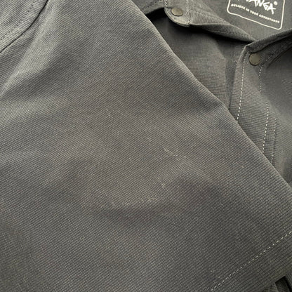【中古品】【メンズ】 NANGA ナンガ NW2211-1H228 POLYESTER SS SHIRT ポリエステル ショートスリーブ シャツ トップス 144-261030-kh-11-izu サイズ：L カラー：ブラック 万代Net店
