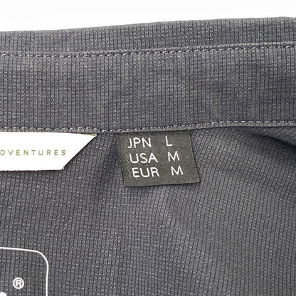 【中古品】【メンズ】 NANGA ナンガ NW2211-1H228 POLYESTER SS SHIRT ポリエステル ショートスリーブ シャツ トップス 144-261030-kh-11-izu サイズ：L カラー：ブラック 万代Net店