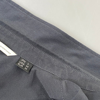 【中古品】【メンズ】 NANGA ナンガ NW2211-1H228 POLYESTER SS SHIRT ポリエステル ショートスリーブ シャツ トップス 144-261030-kh-11-izu サイズ：L カラー：ブラック 万代Net店