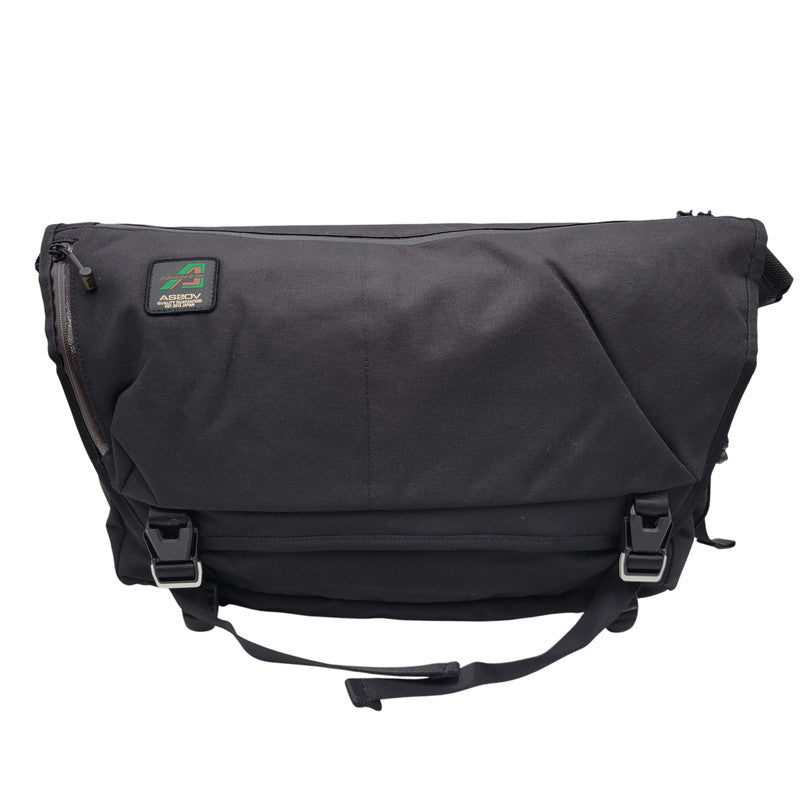 【中古品】【メンズ/レディース】 AS2OV アッソブ MESSENGER BAG メッセンジャーバッグ カバン 鞄 188-261013-as-12-izu カラー：ブラック 万代Net店
