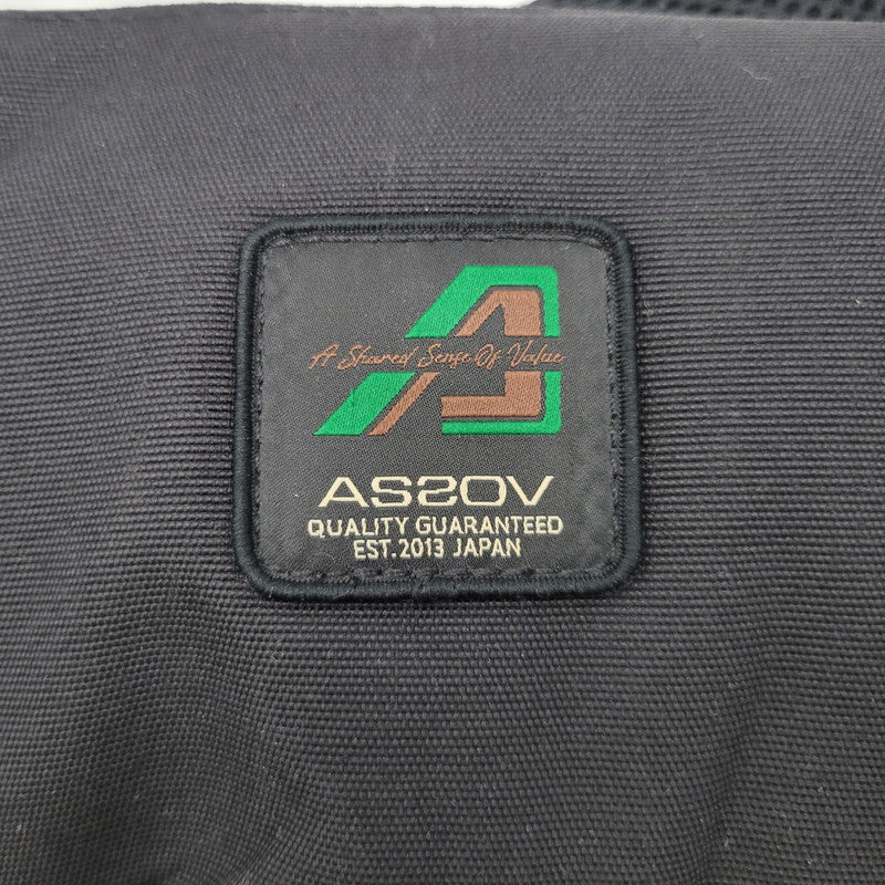 【中古品】【メンズ/レディース】 AS2OV アッソブ MESSENGER BAG メッセンジャーバッグ カバン 鞄 188-261013-as-12-izu カラー：ブラック 万代Net店