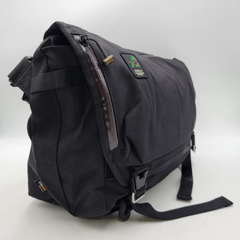 【中古品】【メンズ/レディース】 AS2OV アッソブ MESSENGER BAG メッセンジャーバッグ カバン 鞄 188-261013-as-12-izu カラー：ブラック 万代Net店