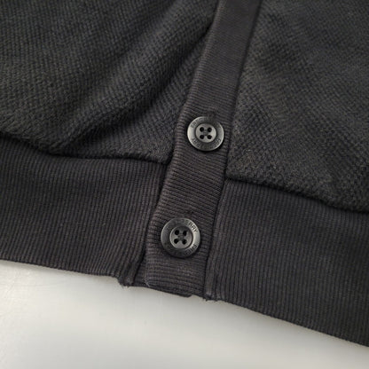 【中古品】【メンズ】 FRED PERRY フレッドペリー CARDIGAN FZ1959 BEAMS別注 鹿の子 カーディガン 141-261019-as-14-izu サイズ：L カラー：ブラック 万代Net店