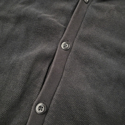 【中古品】【メンズ】 FRED PERRY フレッドペリー CARDIGAN FZ1959 BEAMS別注 鹿の子 カーディガン 141-261019-as-14-izu サイズ：L カラー：ブラック 万代Net店